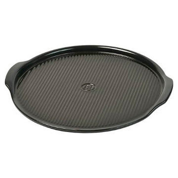 Molde para pizza de cerámica mediano negro 30 cm Emile Henry